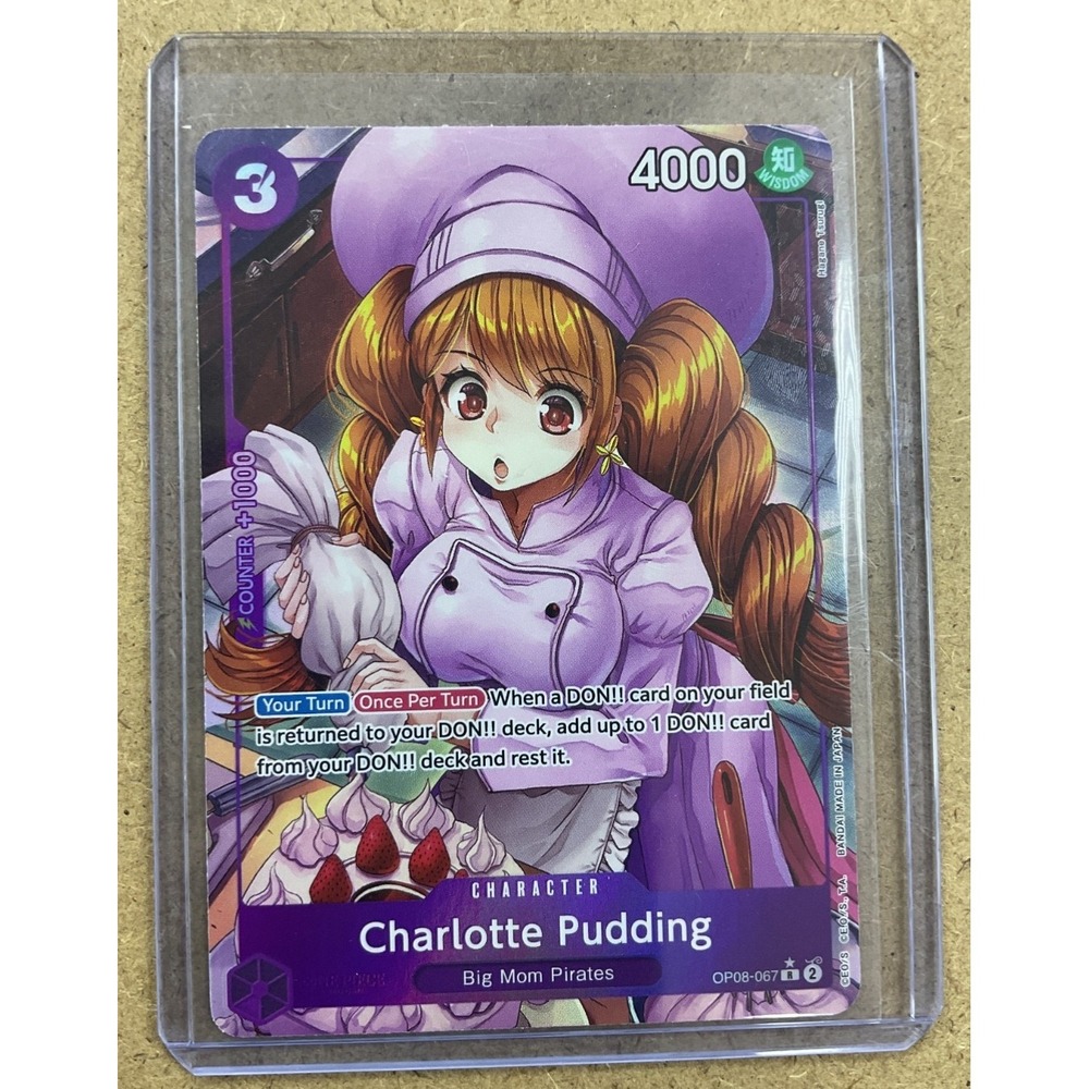 Charlotte Pudding OP08-067 SR One Piece Card Game Two Legends Big Mom